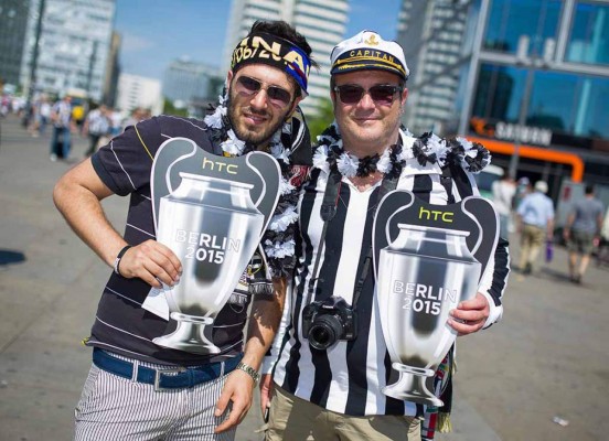 Las 20 mejores fotos de los aficionados de la Juventus en Berlín