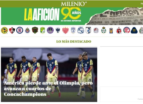 Lo que dice la prensa mexicana sobre el Olimpia: 'Cerca del aztecazo y un equipo sucio'
