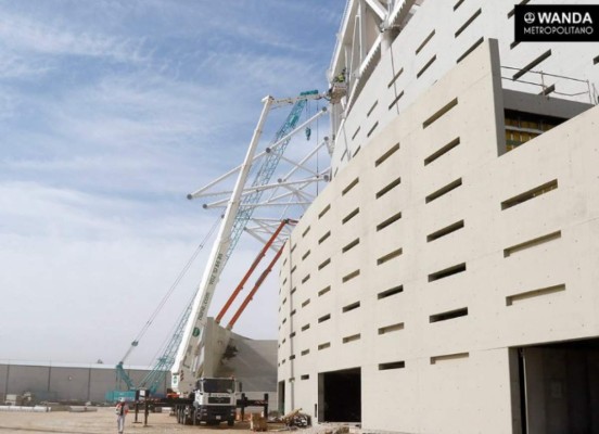 Así luce el nuevo estadio del Atlético de Madrid a tres meses de su inauguración