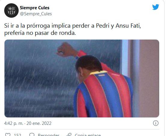 Barcelona dice adiós a la Copa del Rey tras caer ante el Athletic Bilbao y los memes los destrozan