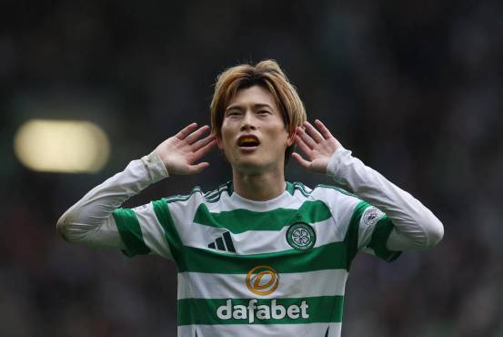 Kyōgo Furuhashi fue uno de los anotadores en la victoria del Celtic contra Rangers.