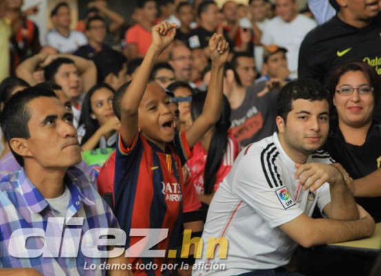 Así se vivió en Honduras el clásico Real Madrid-Barcelona