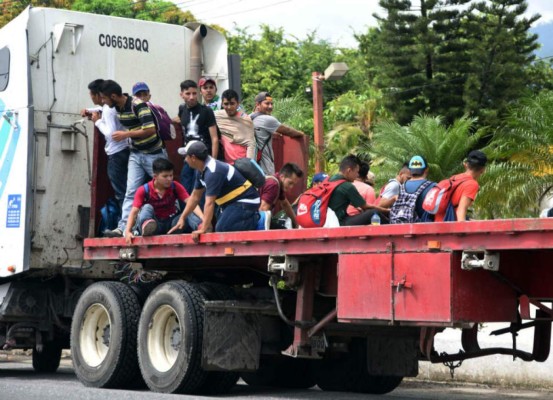 Así va la caravana de migrantes hondureños rumbo a Estados Unidos