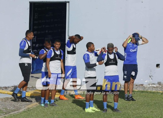 Así fue el entrenamiento de la Selección de Honduras pensando en Paraguay y Brasil