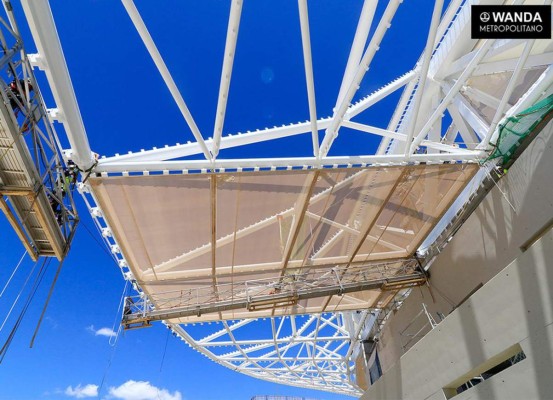 Así luce el nuevo estadio del Atlético de Madrid a tres meses de su inauguración