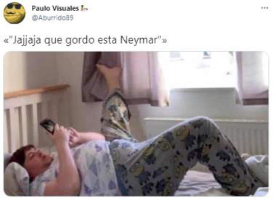 Vuelven a acusar a Neymar de estar gordo en el juego de Brasil y los memes lo despedazan