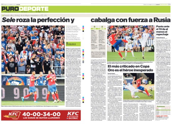 PORTADAS: Llanto en Panamá, júbilo en México, Costa Rica y Honduras