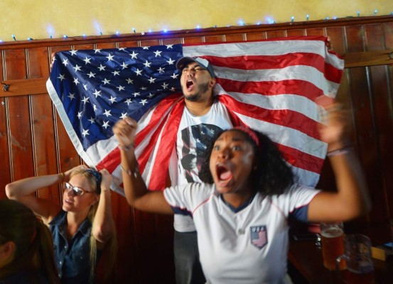 Estados Unidos vivió a pleno el pase a la siguiente ronda