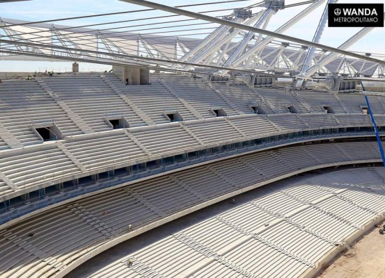 ¡BELLEZA! Así marcha la construcción del nuevo estadio del Atlético de Madrid