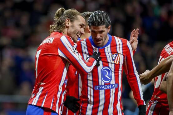 El Atlético de Madrid despacha al Slovan, suma su décima victoria al hilo y es virtual clasificado en la Champions