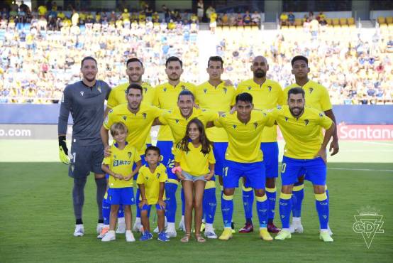Así se formó el once titular del Cadiz en el arranque de la temporada 2022-23.