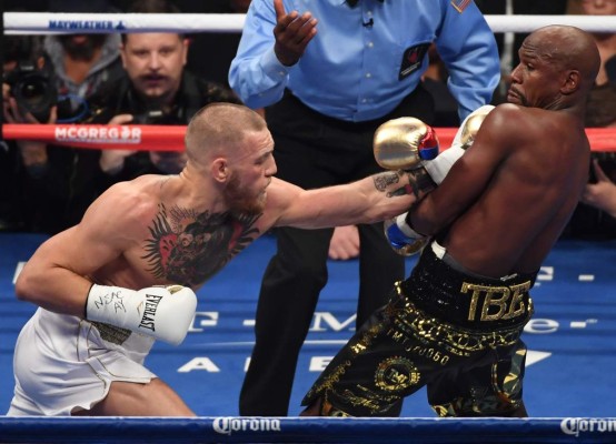 Las mejores fotos que dejó el triunfo de Floyd Mayweather ante Conor McGregor