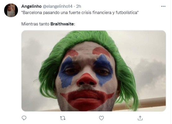 Figura del Barcelona se disfrazó del 'Joker' mientras el club atraviesa una crisis y los memes lo destrozaron