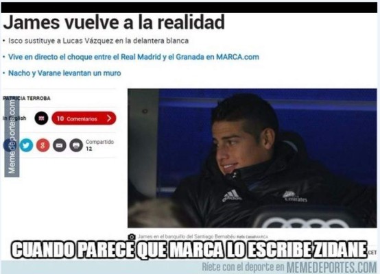 PARA REÍR: Los mejores memes que dejó el Real Madrid vs Granada