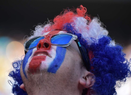 El color de aficionados de Costa Rica y Uruguay