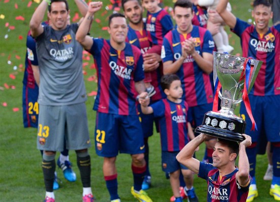 La despedida de Xavi Hernández del Camp Nou