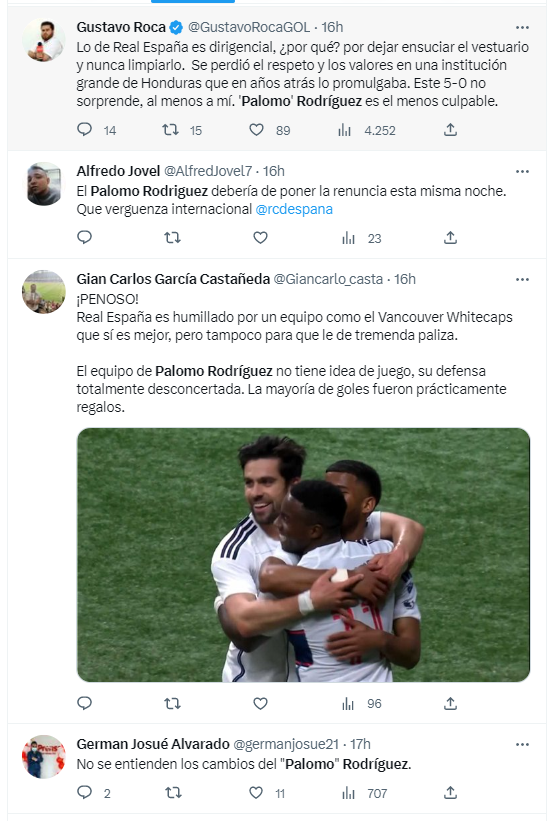 Prensa también crítica que el Palomo Rodríguez falla en sus cambios, dejando en claro su inexperencia.