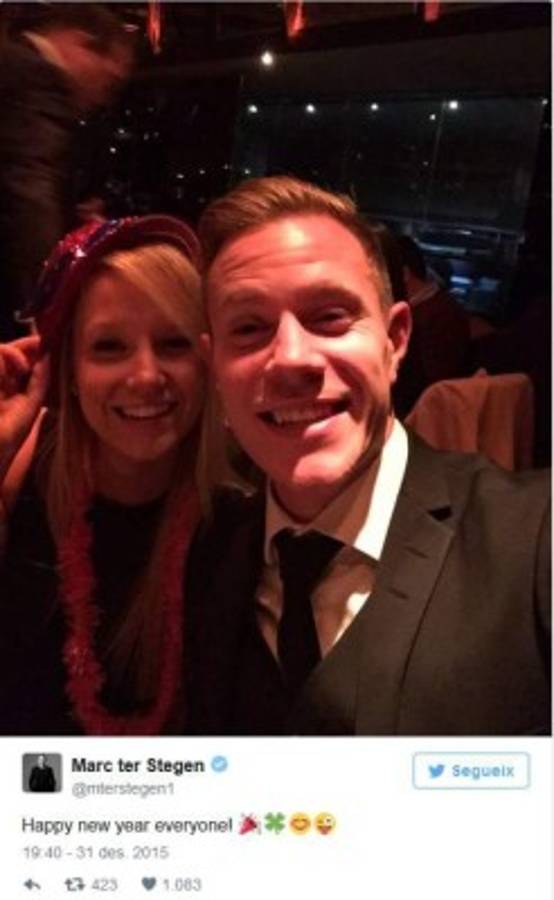 Así recibieron el Año Nuevo los cracks del Barcelona