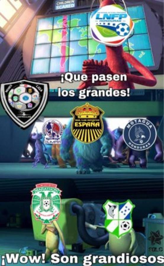 Despiadados memes del inicio de la Liga Nacional y hacen pedazos al Olimpia y Motagua