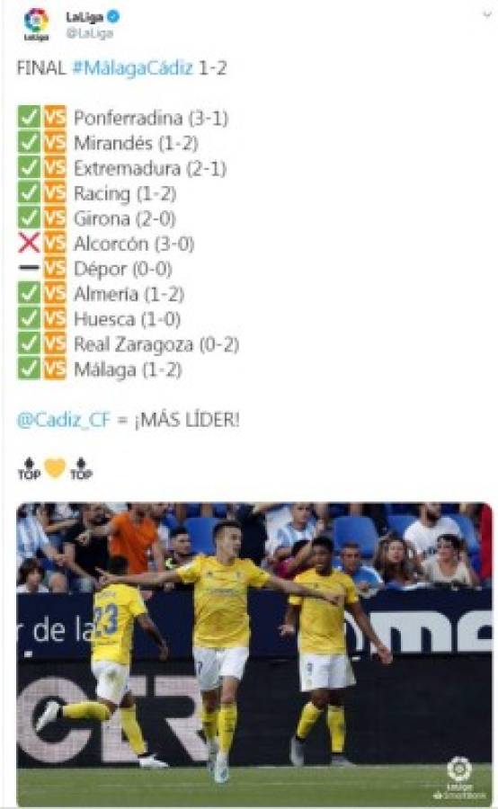 Lo que dice la prensa internacional del Cádiz y el Choco Lozano tras su cuarto gol consecutivo: 'Imparables'