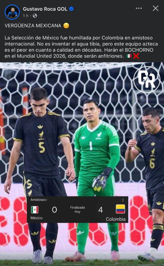 Es la peor en décadas Estamos jodid...: Faitelson estalla contra el Vasco tras la humillación de Colombia a México