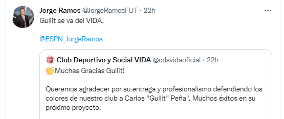 “Otro fracaso más” y “lo mandaron a casa”: prensa mexicana es dura con Gullit Peña tras salida del Vida