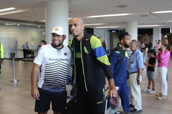 Eddie Hernández fue uno de los aclamados por la afición en el regreso de Potros a Honduras. FOTO: David Romero
