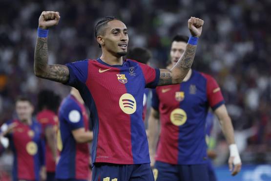 Raphinha y su admirable declaración tras la coronación del Barcelona contra Real Madrid en la Supercopa