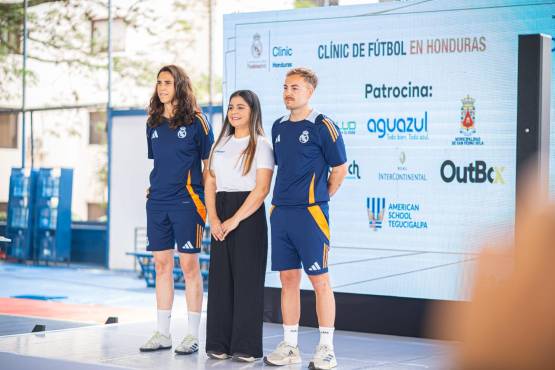 Diunsa inaugura los Clinics de la Fundación Real Madrid en Tegucigalpa, Honduras