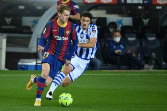 Barcelona y Real Sociedad chocan por la Liga de España en el Camp Nou.