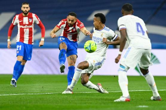 Atlético de Madrid no tuvo muchas acciones claras de gol en el primer tiempo.