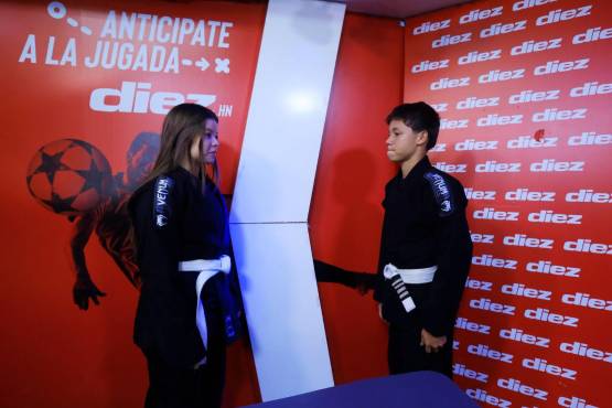Diego y Esmeralda, los catrachos que buscan poner en alto a Honduras en el torneo de jiu-jitsu en Guatemala