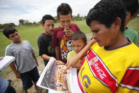 Doña Toña era una apasionada por el fútbol y se dedicó a formar niños.