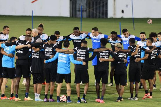 La selección hondureña se concentró en San Pedro Sula.