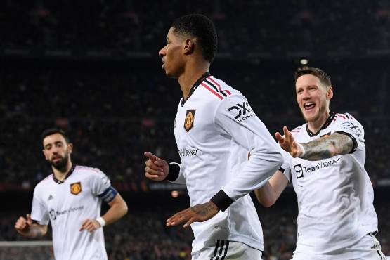 ¡Barcelona y Manchester United se gastan un partidazo y empatan en la ida de los playoff de la Europa League!