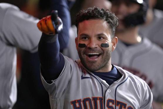 El venezolano José Altuve es una de las grandes figuras de los Astros de Houston.