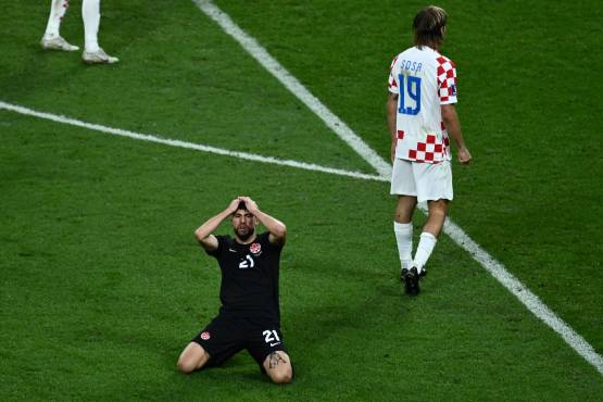 La selección de Canadá cayó vapuleada 4-1 ante los croatas en la segunda jornada del Mundial de Qatar.