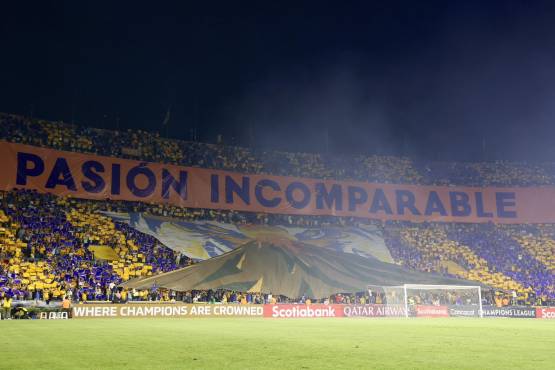 Impresionante el ambiente en el estadio de Tigres para este duelo ante Motagua.