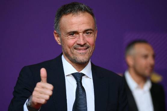 Luis Enrique, DT de la selección española.