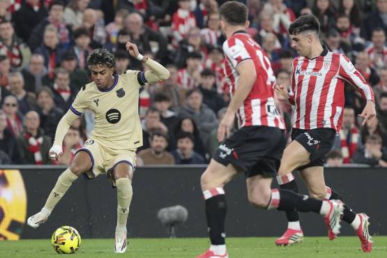 EN VIVO: Lamine Yamal no aparece y Barcelona empata contra el Athletic Club en San Mamés
