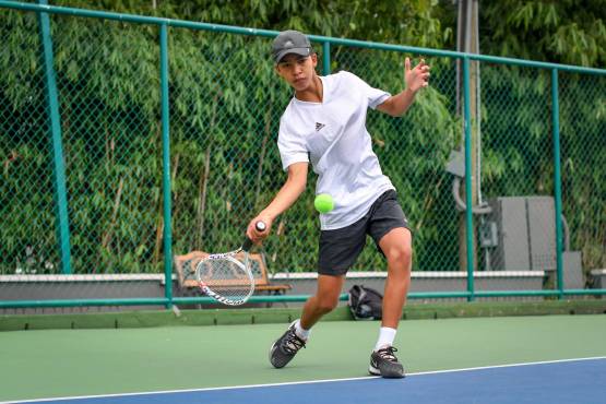 Christofer Núñez, talento del tenis hondureño.