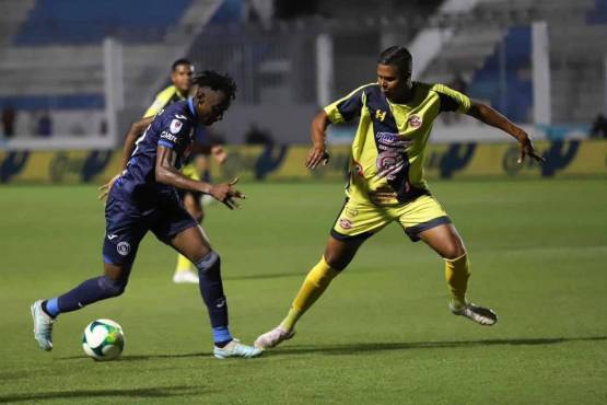 Antony García fue uno de los revulsivos ofensivos de Motagua con César Vigevani.