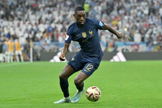 Kolo Muani disputó la final del Mundial de Qatar con Francia.