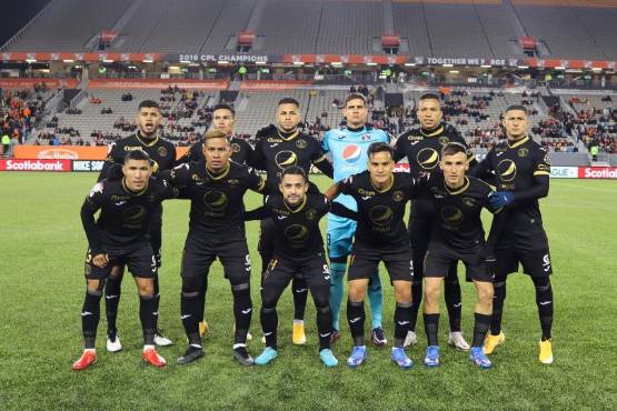 Plantilla titular de Motagua ante Forge FC