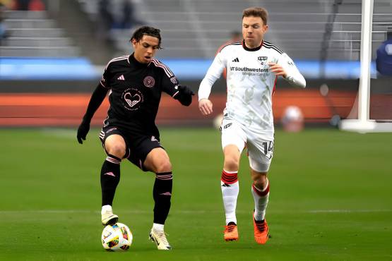 David Ruiz jugó 45 minutos en la derrota del Inter de Miami sobre Dallas.