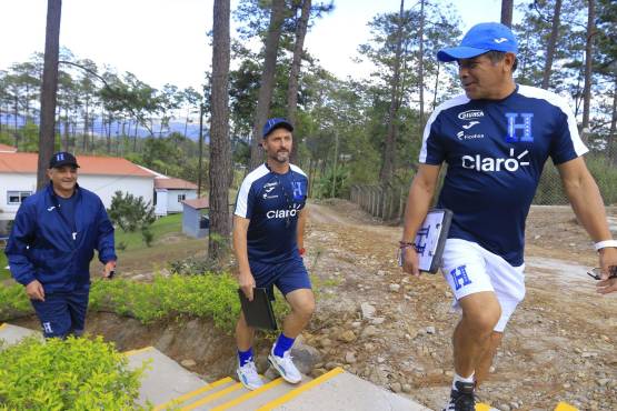 José Pacini ya se integró a los trabajos de la selección hondureña junto a Diego Vázquez.
