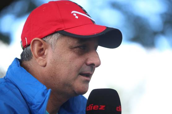 Diego Vázquez regresó al Motagua tras ser separado en febrero del 2022. FOTO: Andro Rodríguez