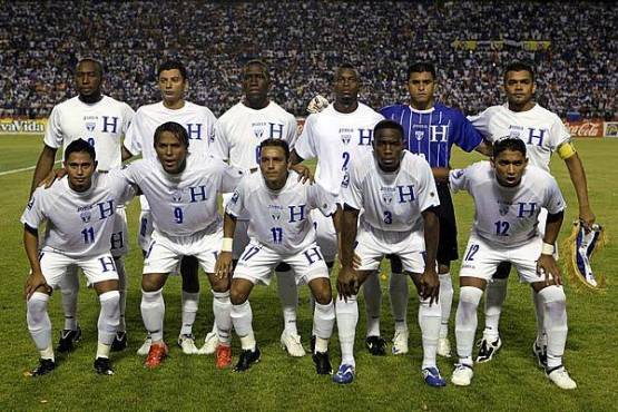 Equipo de Honduras en las eliminatorias rumbo al Mundial 2010 de Sudáfrica.