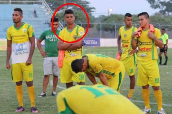José Canelas cuando descendió con el Social Sol de Olanchito.