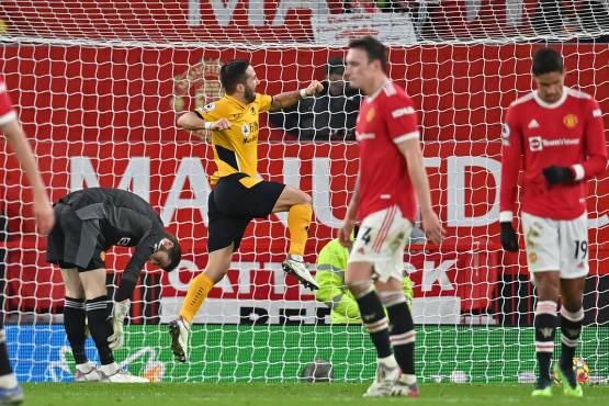 Wolverhampton sorprendió al Manchester United en el Old Trafford.